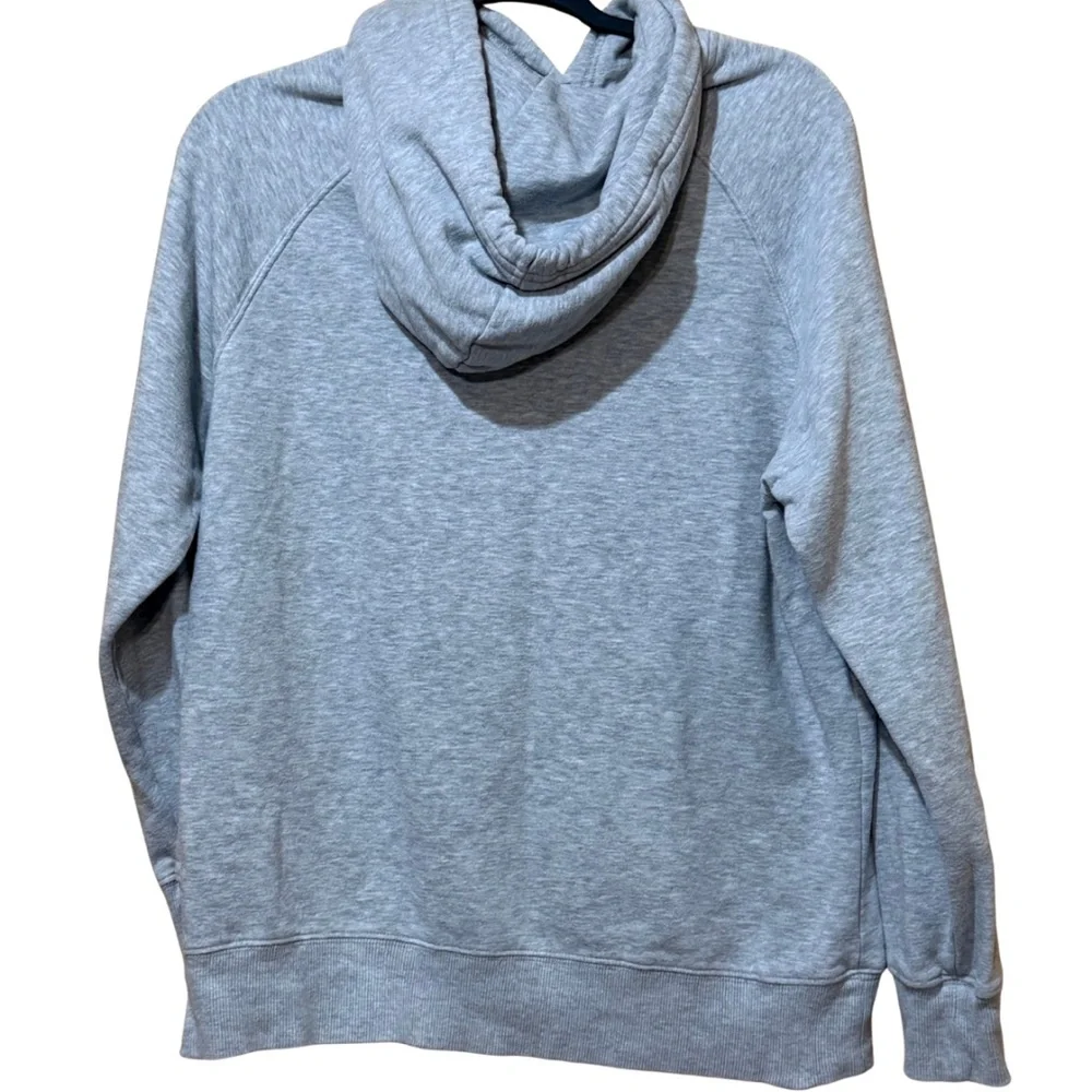 The North Face Gray‎ Hoodie Sweatshirt Women’s Medium Drawstring Cotton Blend